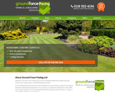 Groundforce Paving websites